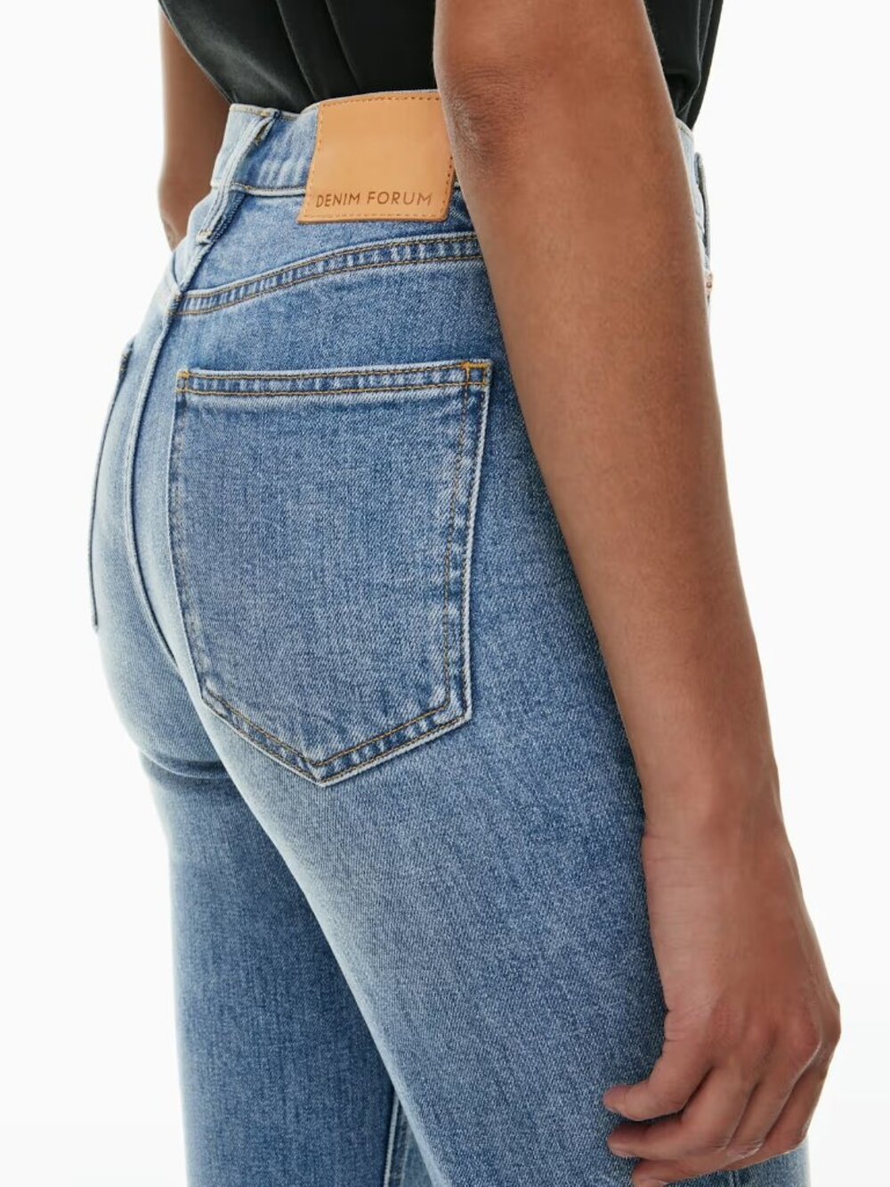 Denim Forum The Arlo Hi-Rise Straight Jean
